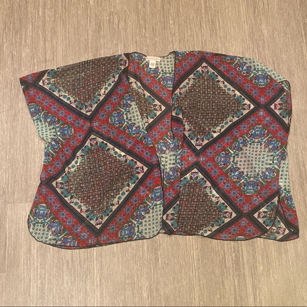 Floral Patterned Kimono